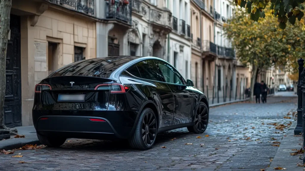 TESLA HK PREMIUM VTSDANS UNE RUE